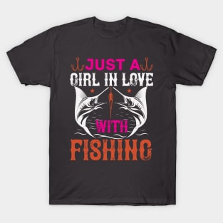 Girls Love Fishing T-Shirt